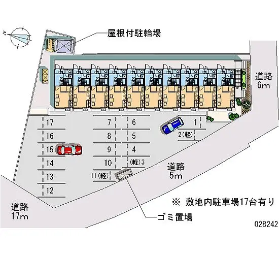 ★手数料０円★射水市中新湊　月極駐車場（LP）